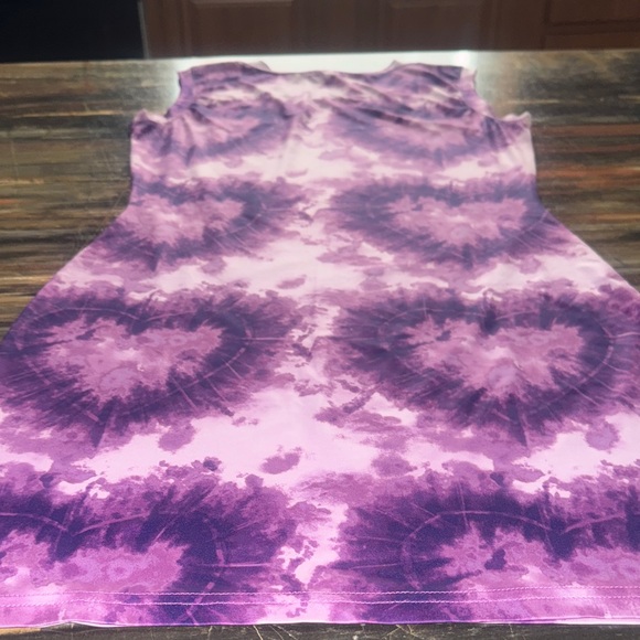 SHEIN Dresses & Skirts - SHEIN Purple Tie-Dye Heart Mini Dress